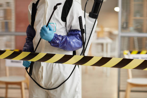 Professional Biohazard technician working in Suches, GA